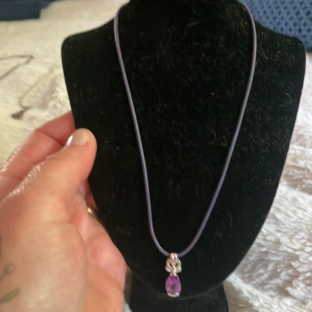 Lab Created Alexandrite Necklace